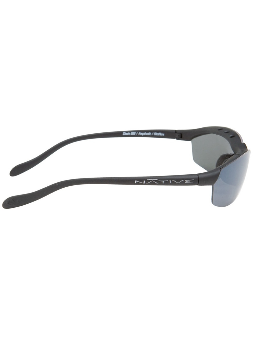 Native Dash XR Iron Polarized Running Trail Sunglasses Black Y2K Wrap Sport